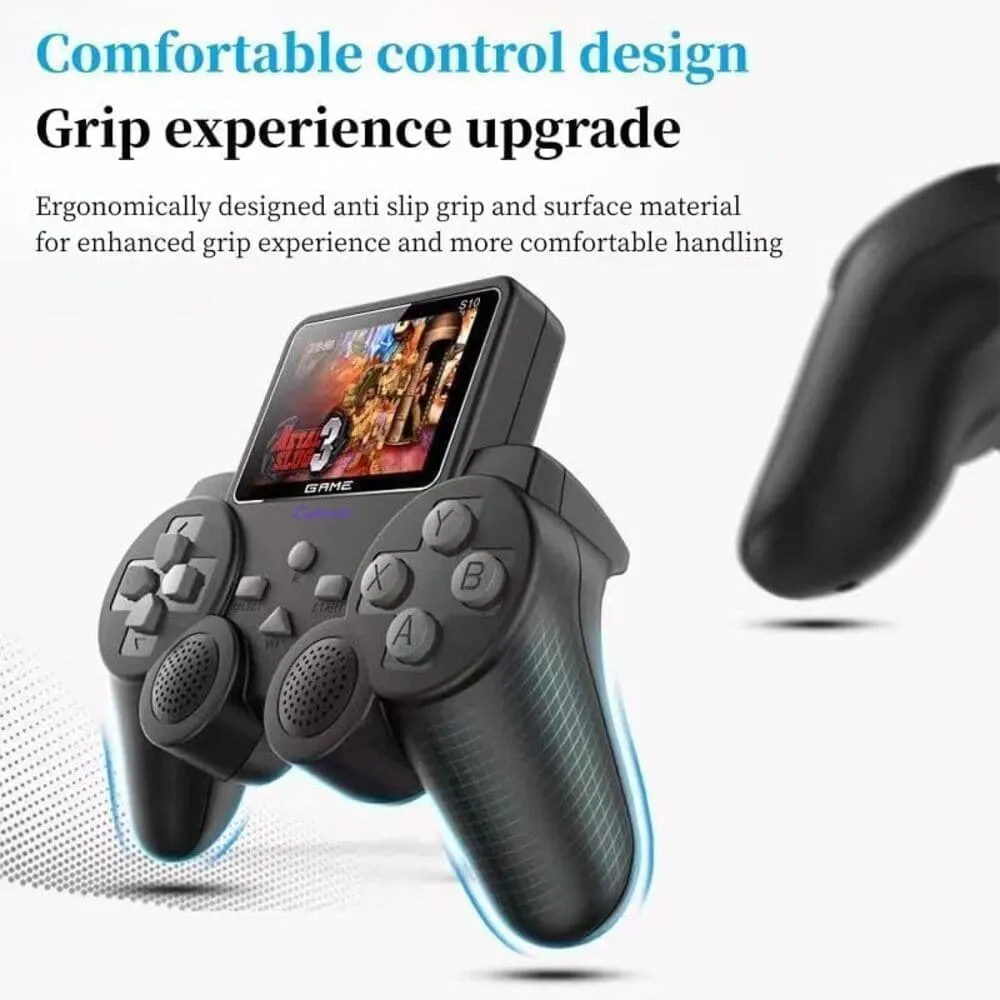 Cubonic PlayTor S10 Retro Handheld Console with 520 Built-in Games, HD Screen & Gamepad Design – Travel Friendly