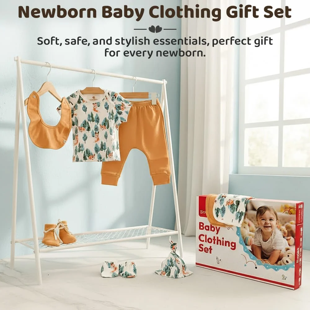 Clothing Set 8 Fox Print