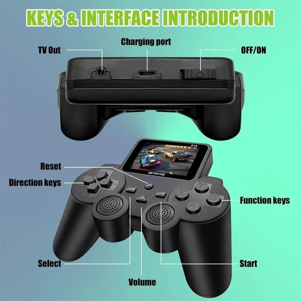 Cubonic PlayTor S10 Retro Handheld Console with 520