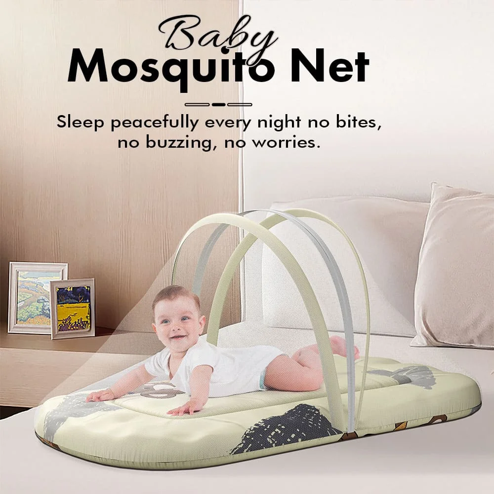 baby bed with mosquito net