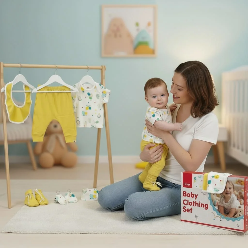 clothing set 8 pineapple print