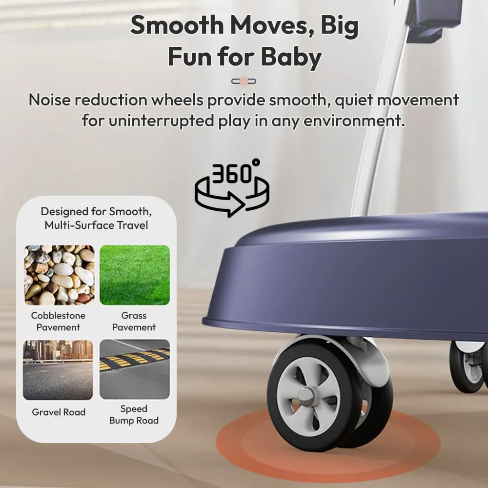 first step baby walker blue smooth moves