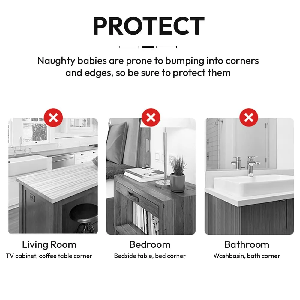 protect from all type of furniture table corner safety gaurd for baby and kids