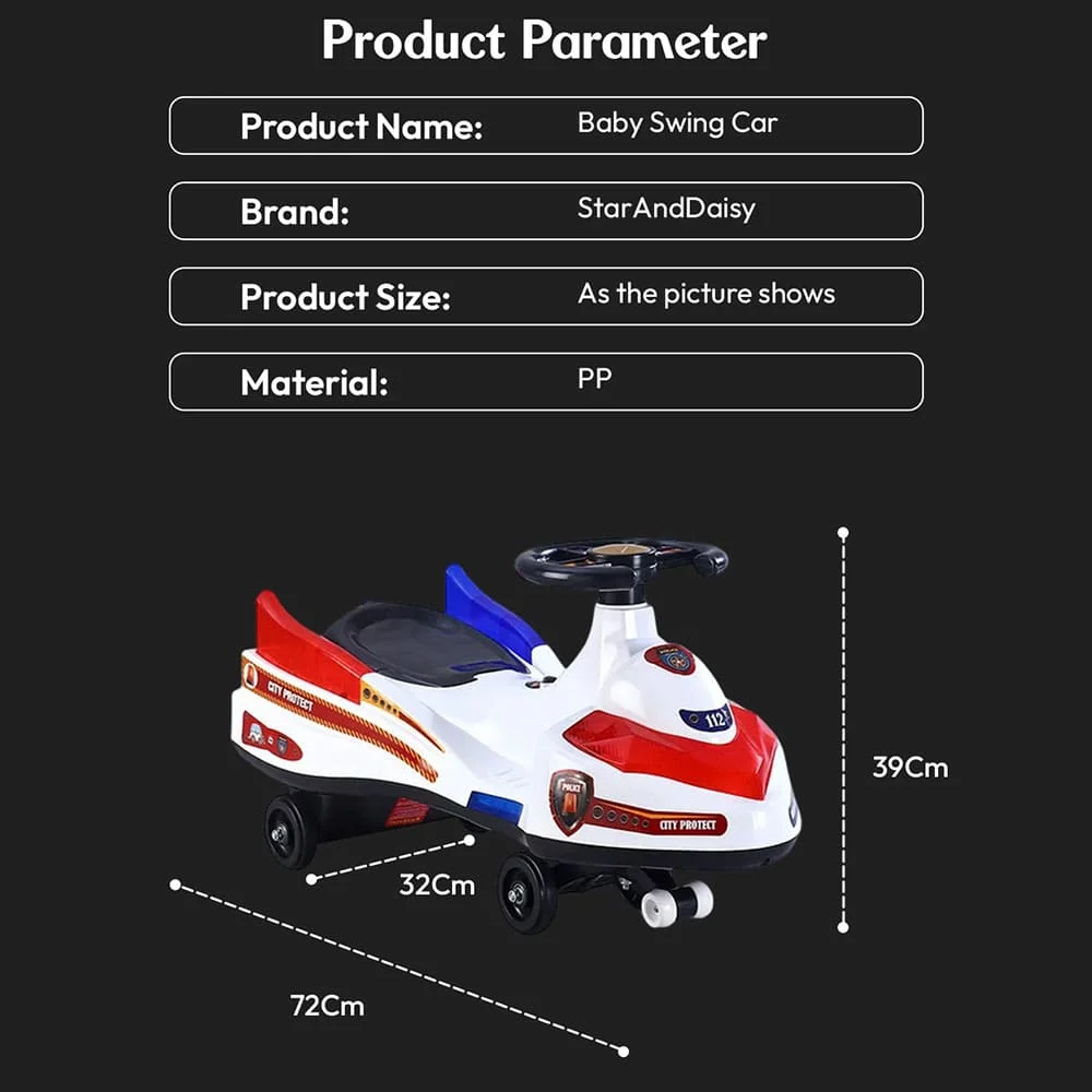 Ergonomic Baby Swing Car