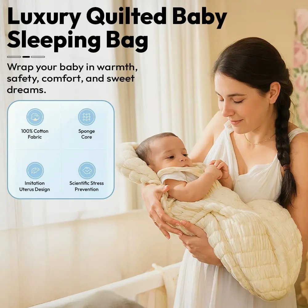 Luxury Quilted Baby Sleeping Bag wrap