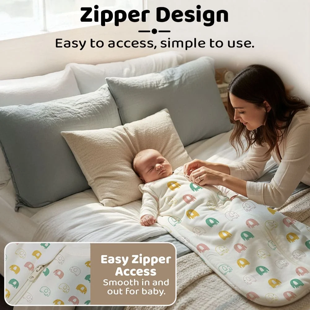 Elephant Print Sack Sleeping