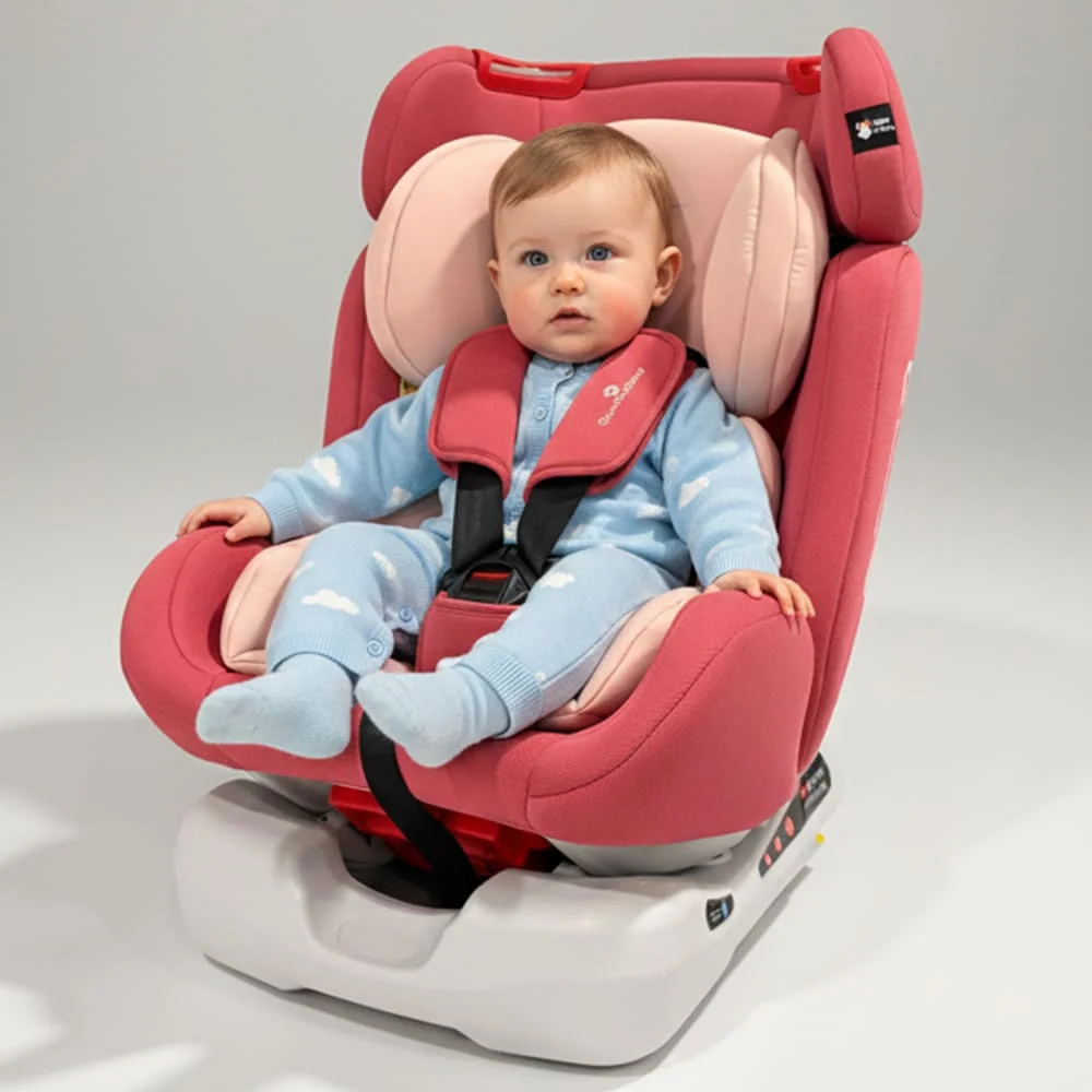 baby car seat pink main