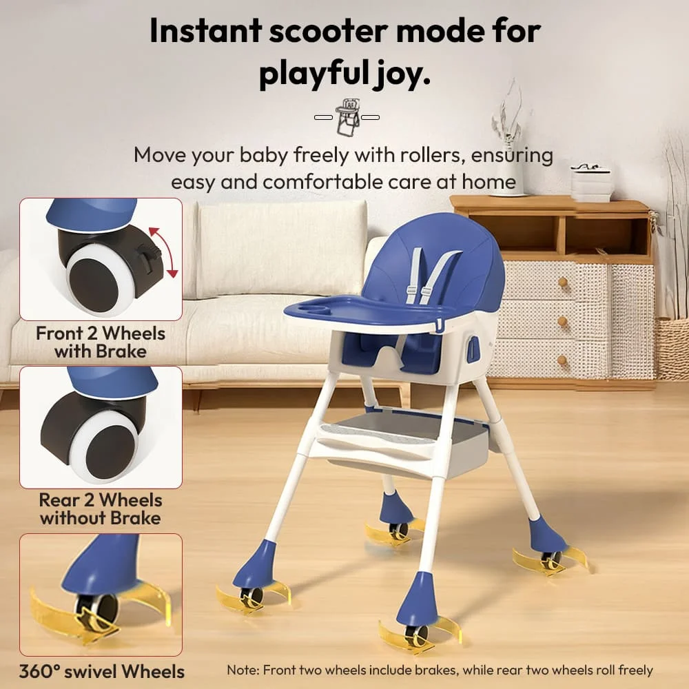 munchmate high chair blue