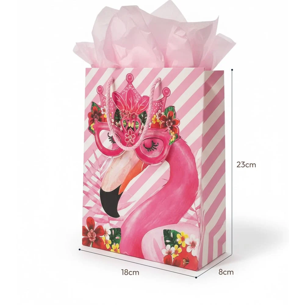 Flamingo gift bag