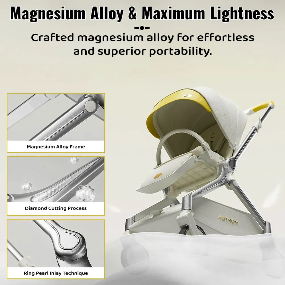 hotmom baby stroller with magnesium alloy