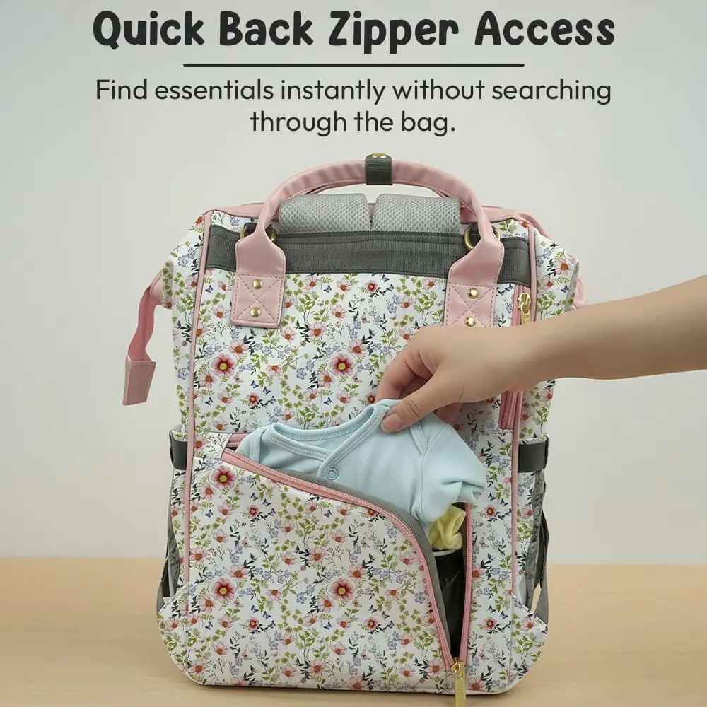 zipper diaper bag