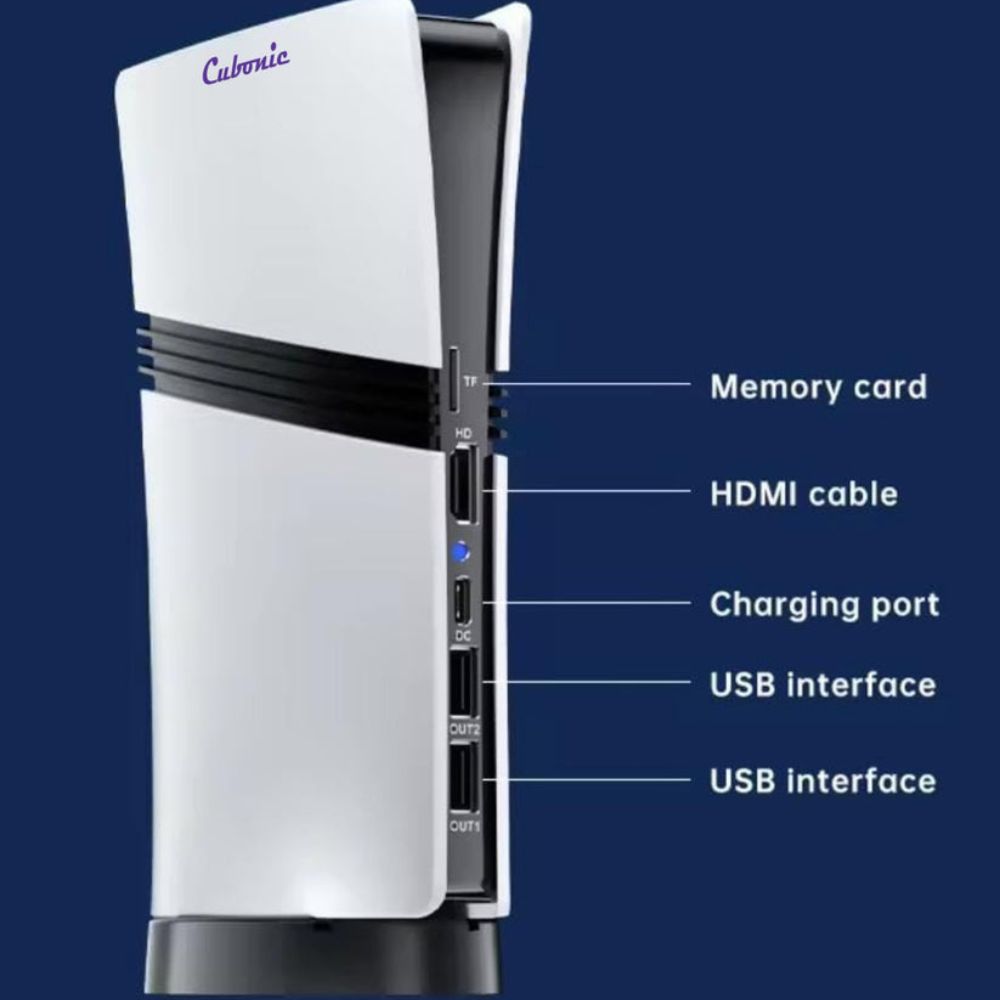 Neva GS5 Pro 4k GameStick | 50+ Emulators | HDMI Plug & Play with Dual Wireless Contollers