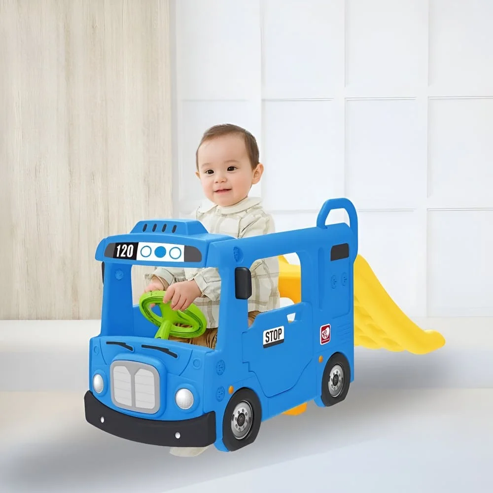 BLUE COMPACT BUS SLIDE