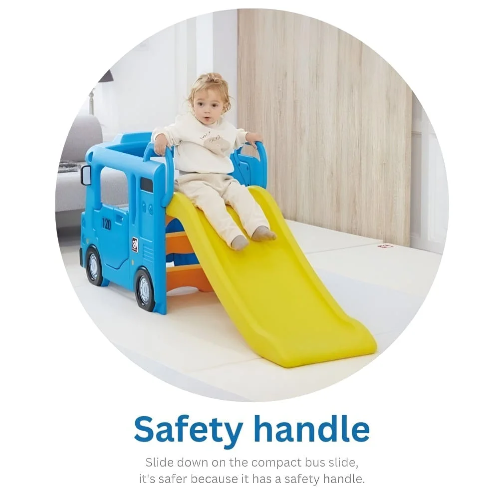 BLUE COMPACT BUS SLIDE