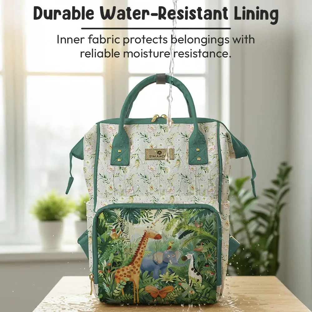 Durable water resistant diaper bag