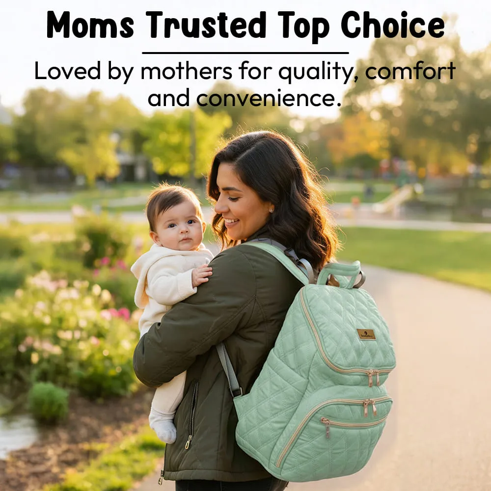 little luxe diaper bag green mom trusted top choice