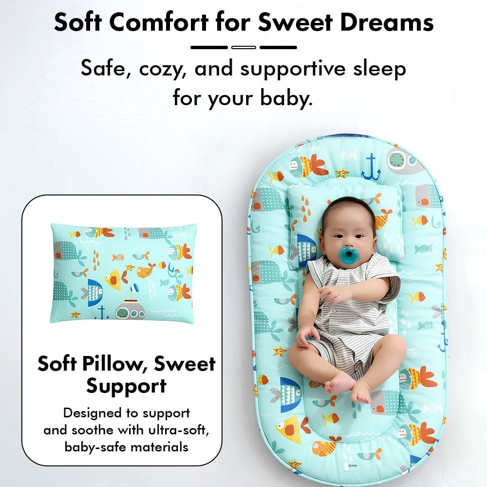 Aqua print sleeping pode