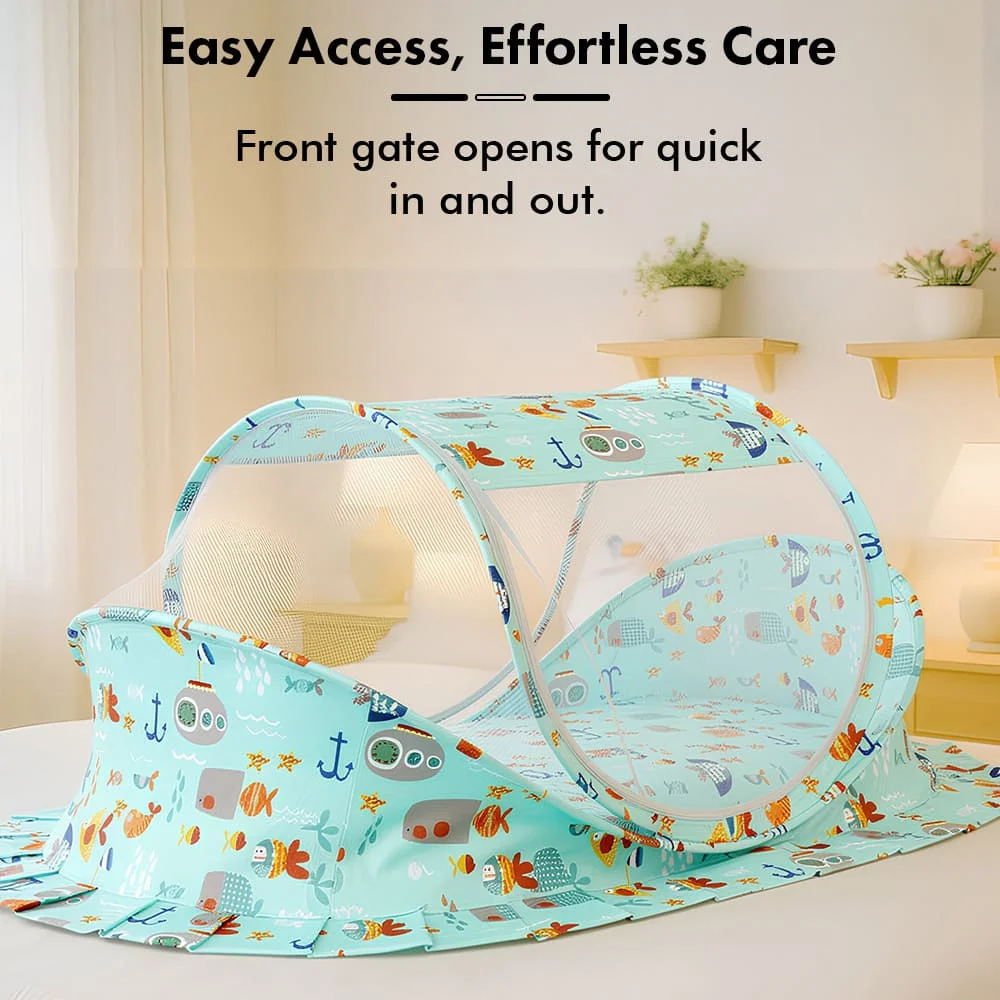 Aqua print sleeping pode