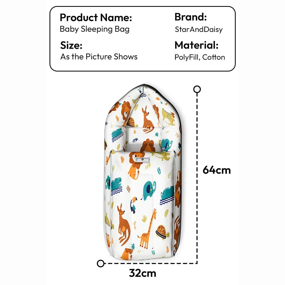Kangaroo print sleeping bag