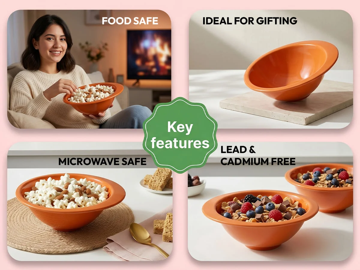 Cap Bowl - Orange Cap Bowl - Orange