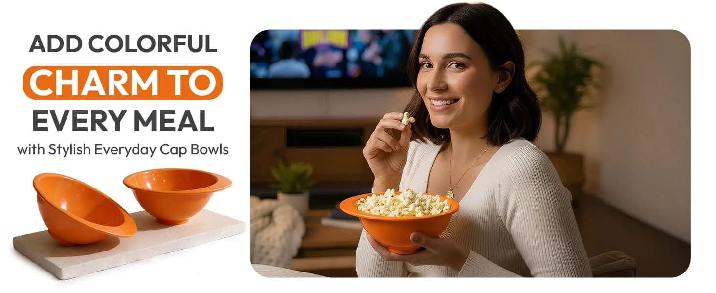Cap Bowl - Orange Cap Bowl - Orange