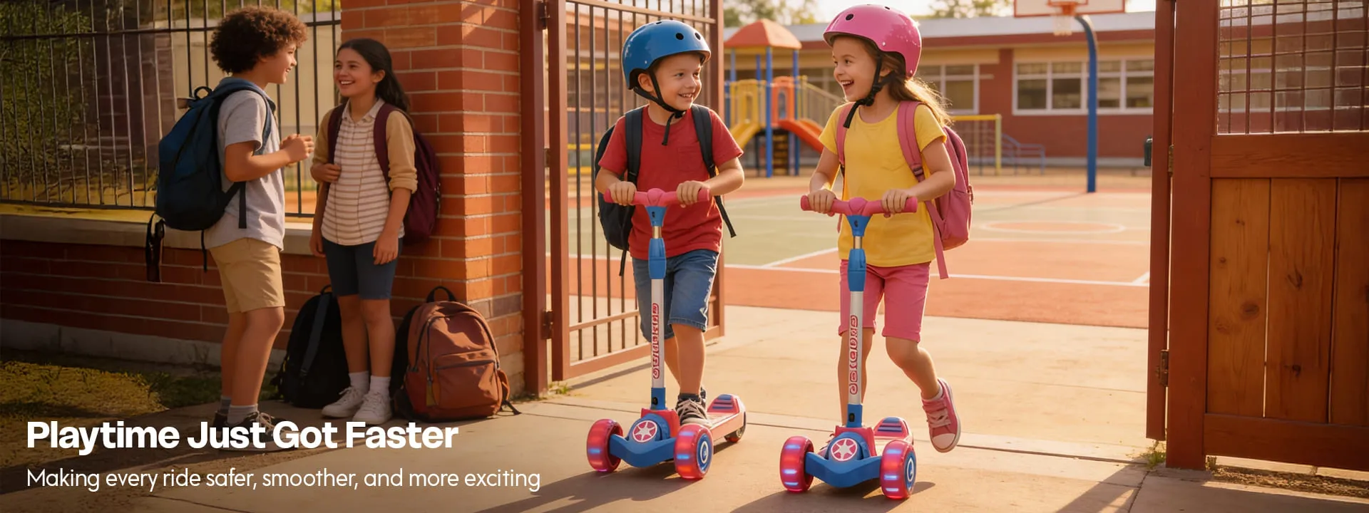 Little Riders Await- Adventure with Our Exciting Kids Scooters