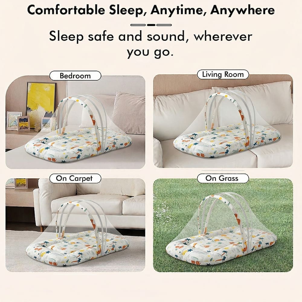 Lion print mosquito net