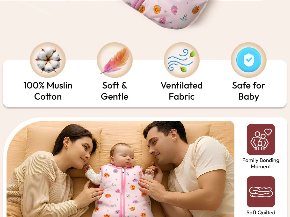 Sleeping Sack For Baby 100% Pure Cotton Baby Sleep Bag
