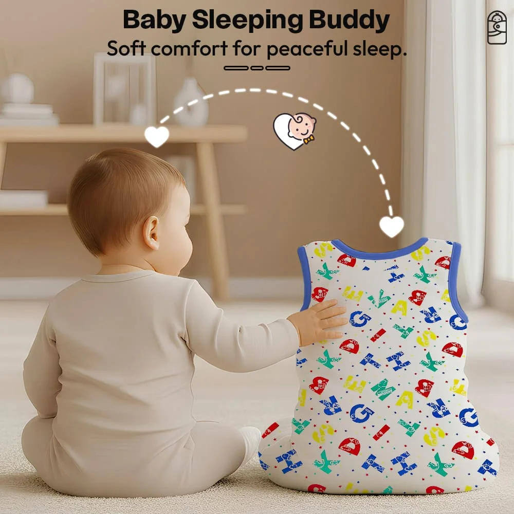 sleeping sack alphabet print