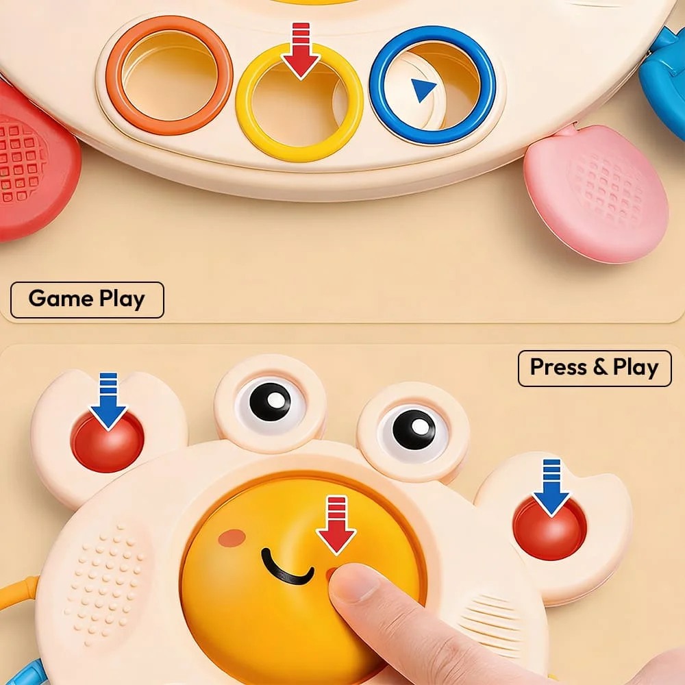 Baby Crab Pull String