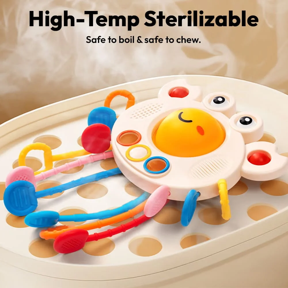 Baby Crab Pull String