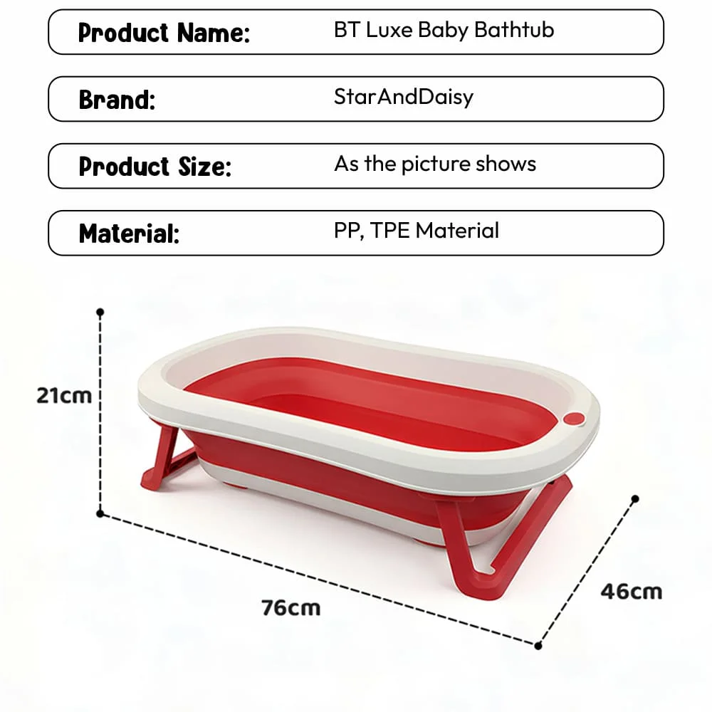 Bt Luxe bathtub red