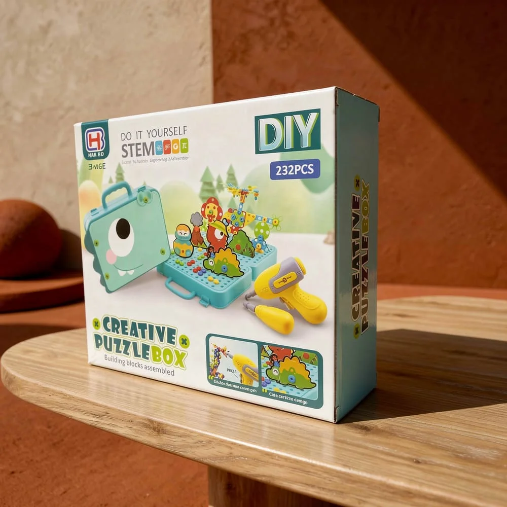 Creative Puzzle Box Blue