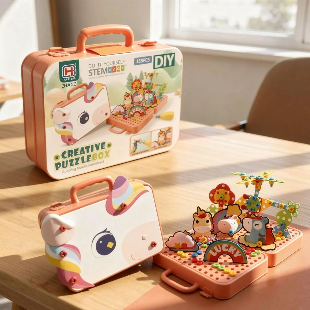 Creative Puzzle Box Orange