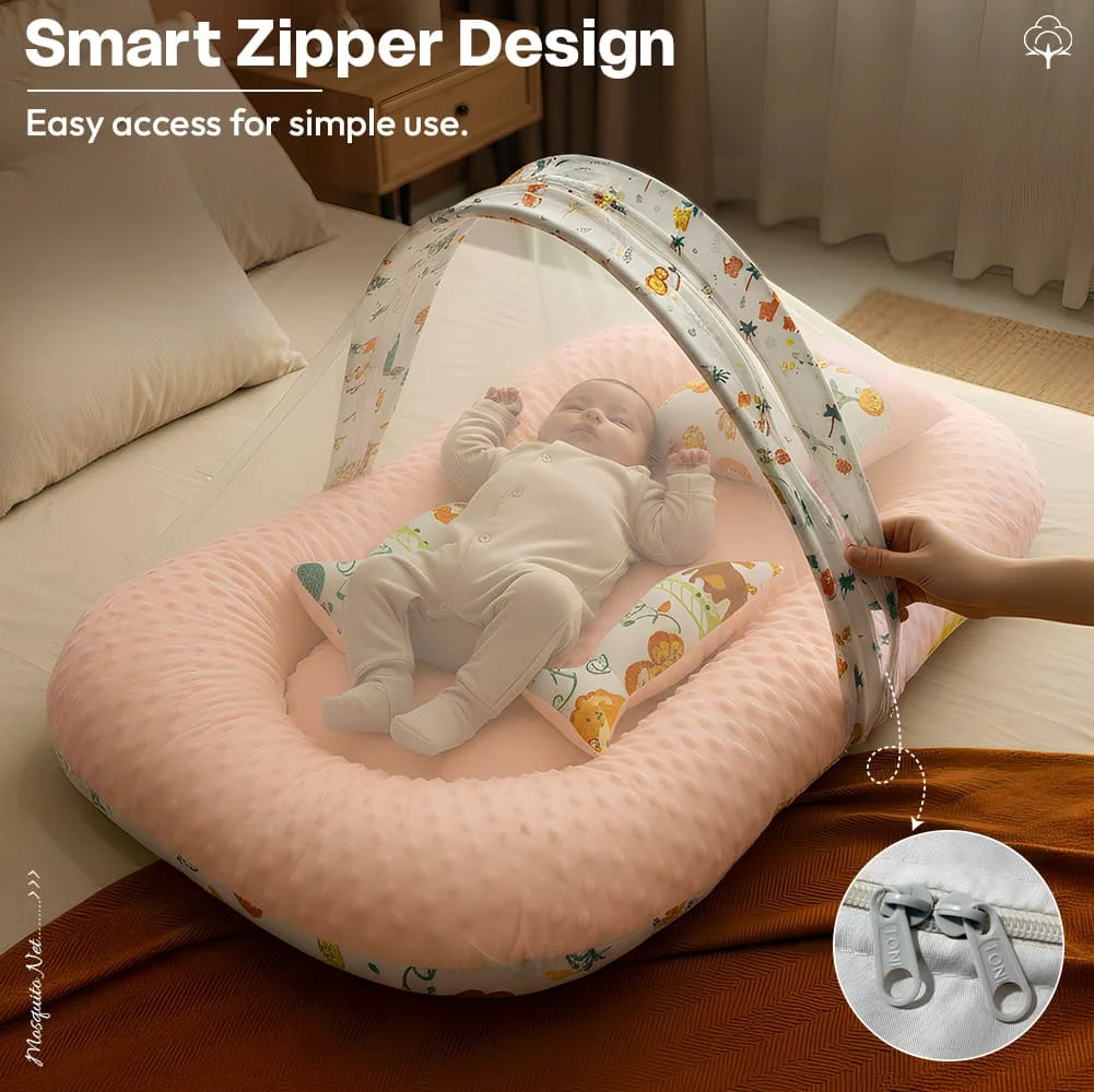 Luxe Mosquito Net pink