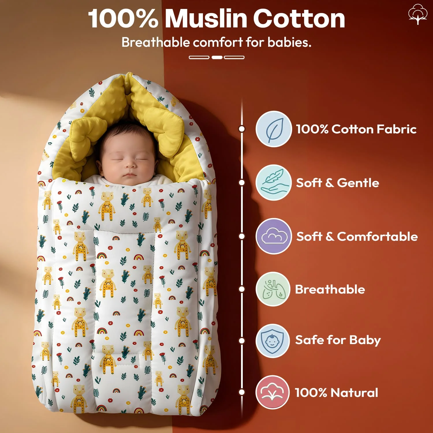 Luxe Sleeping Bag Yellow