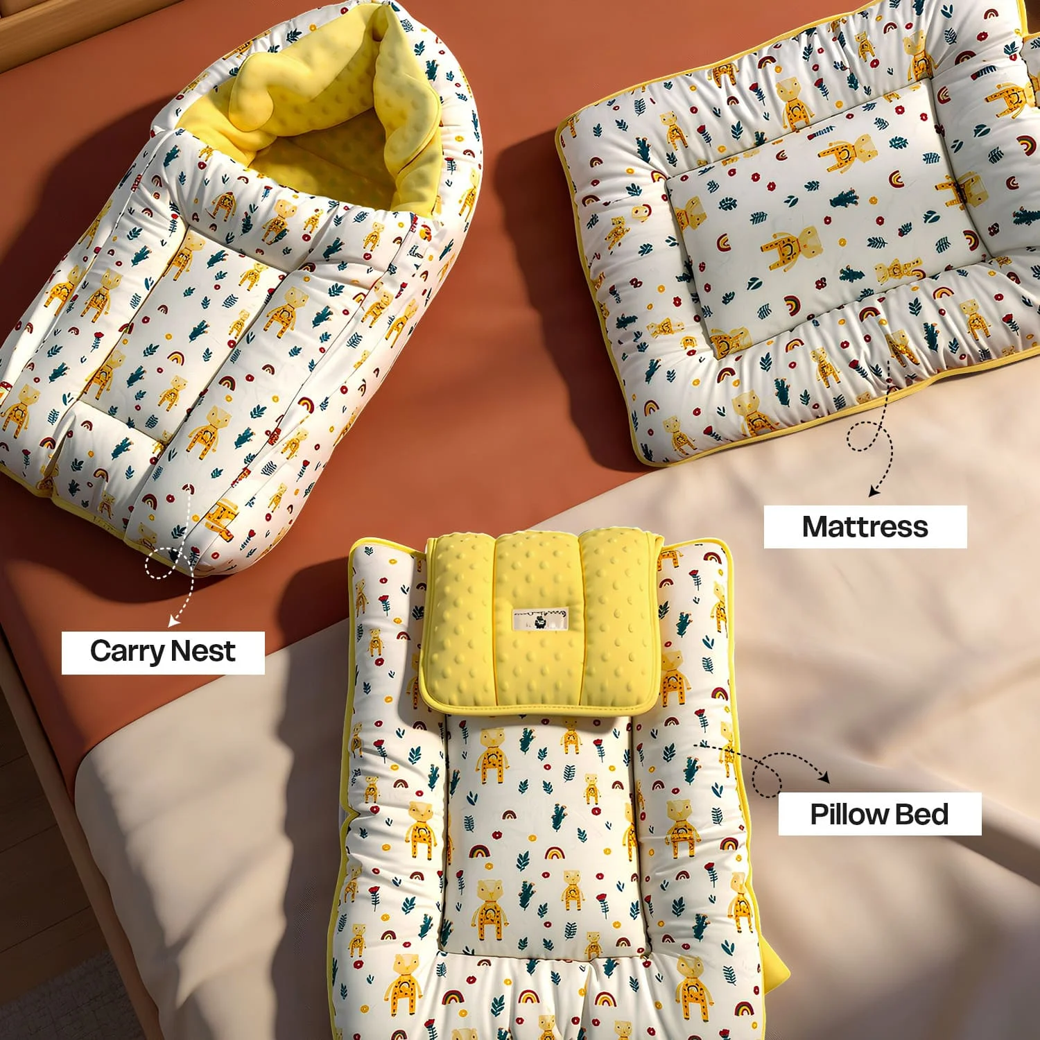 Luxe Sleeping Bag Yellow