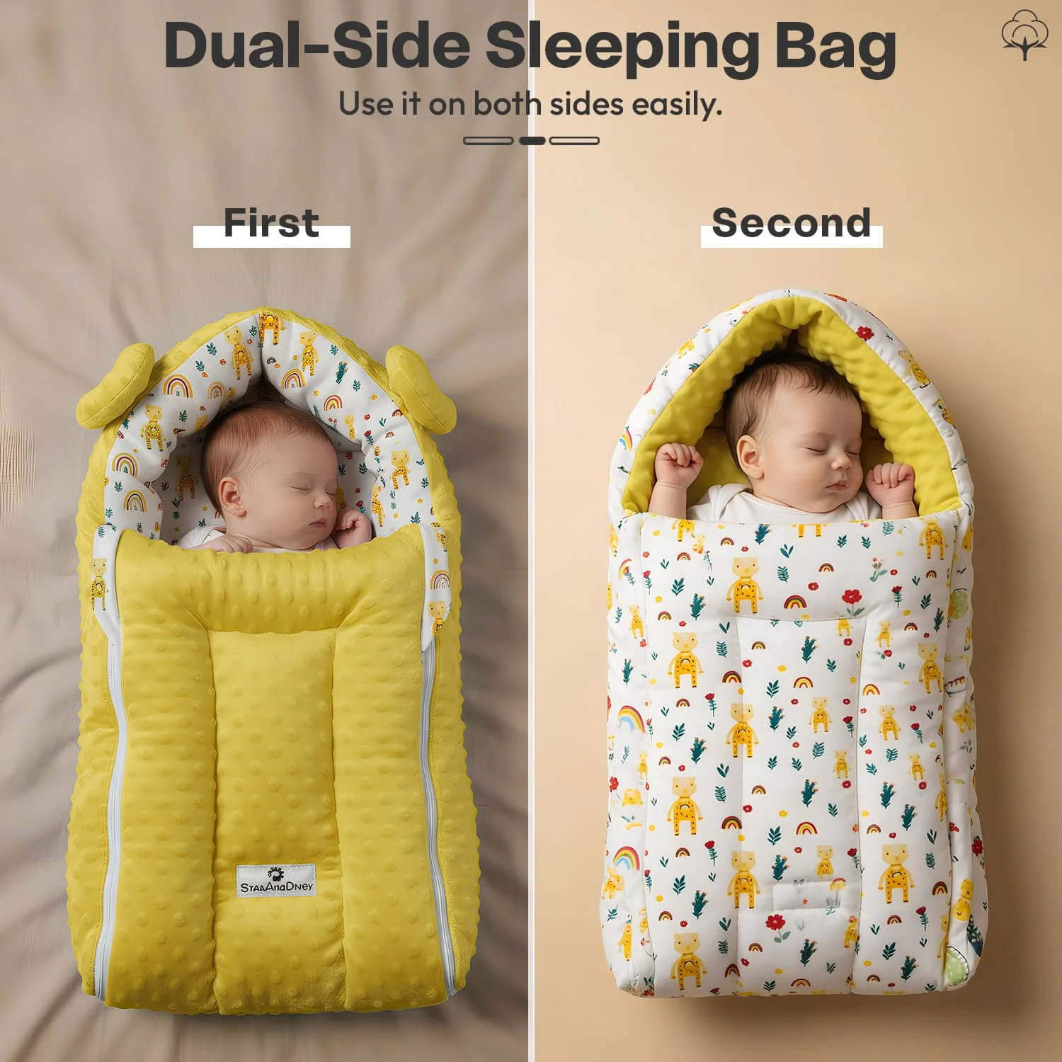 Luxe Sleeping Bag Yellow