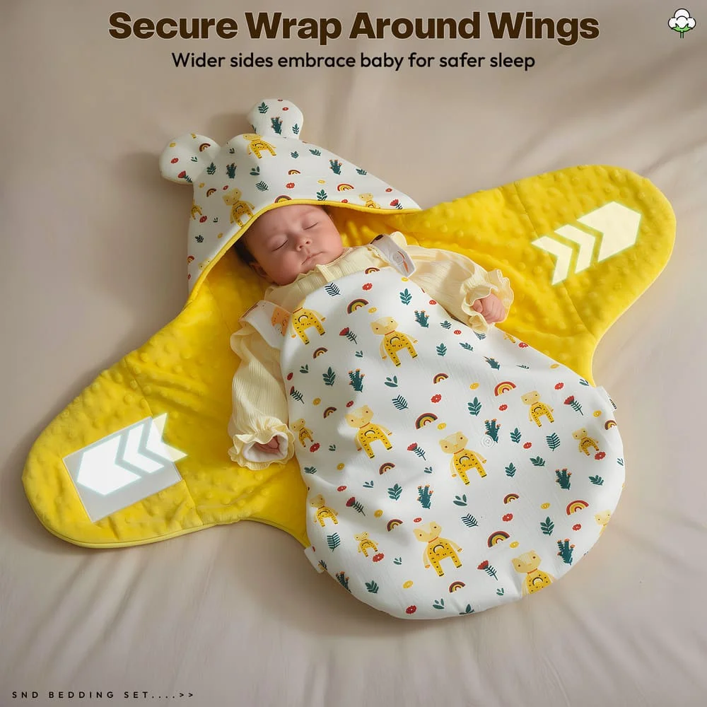 Luxe Swaddler Giraffe Print