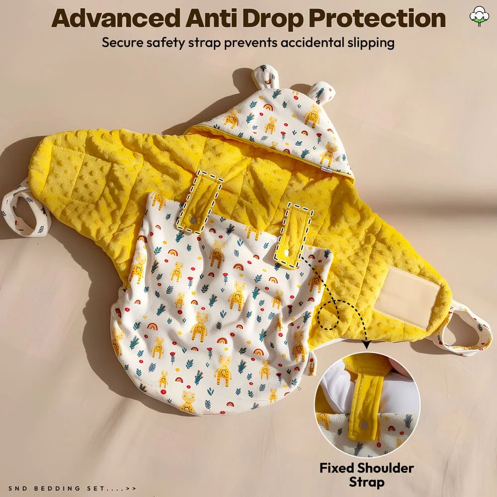 Luxe Swaddler Giraffe Print