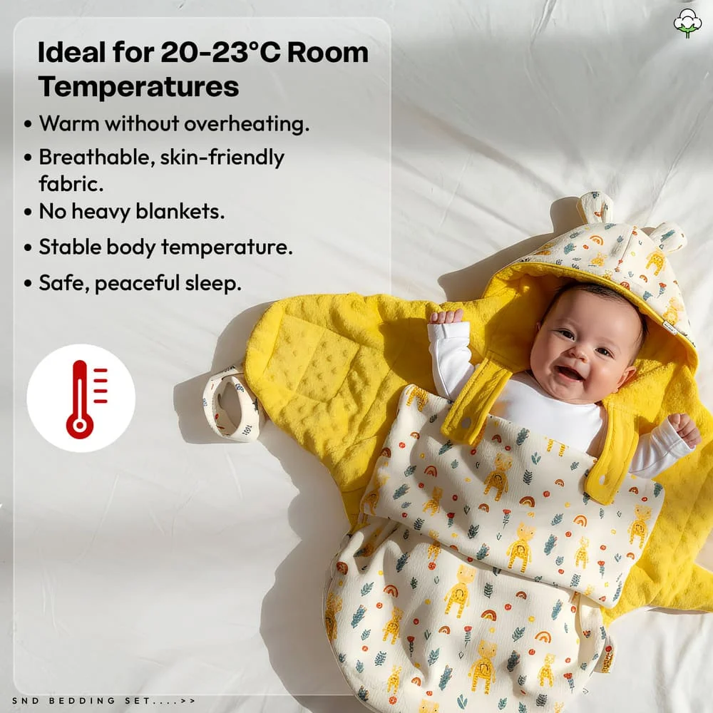 Luxe Swaddler Giraffe Print