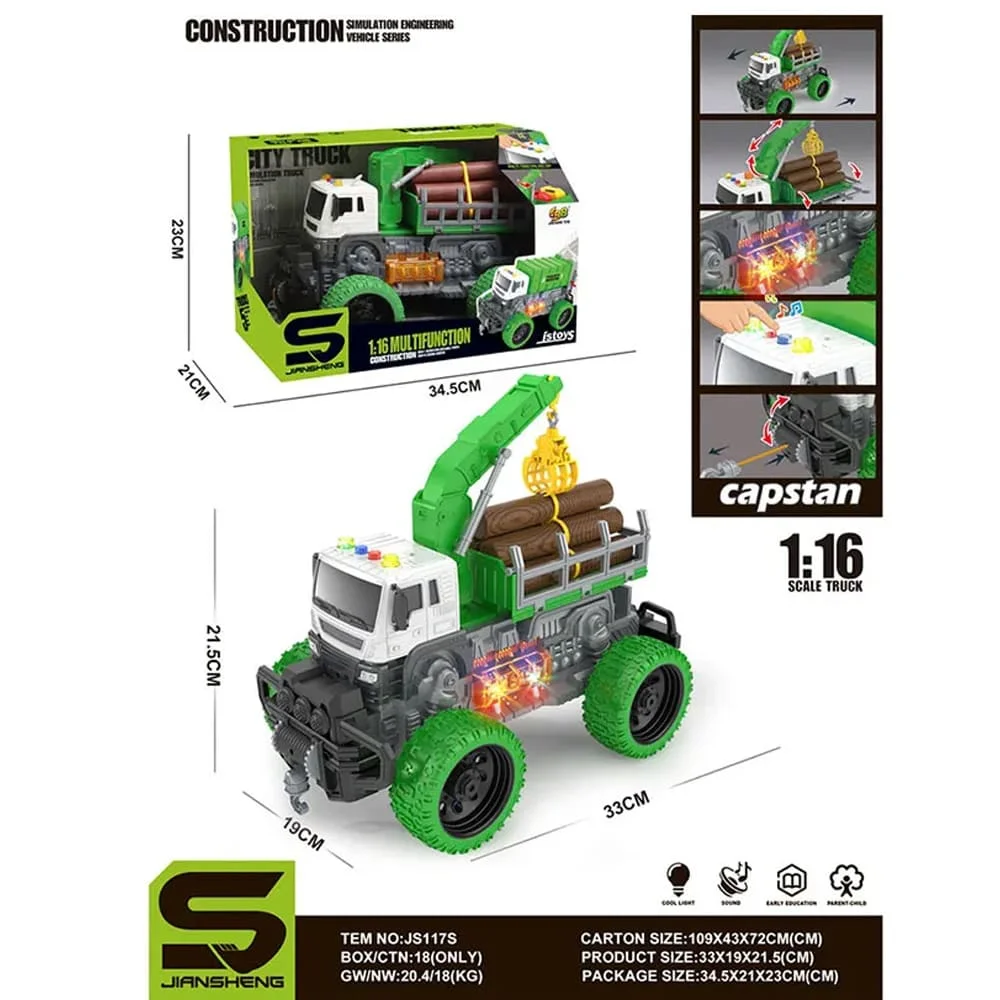 Multifunction Construction Truck Green