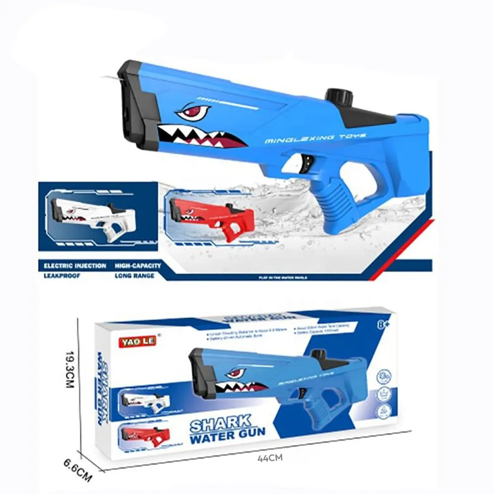 angry shark water gun
