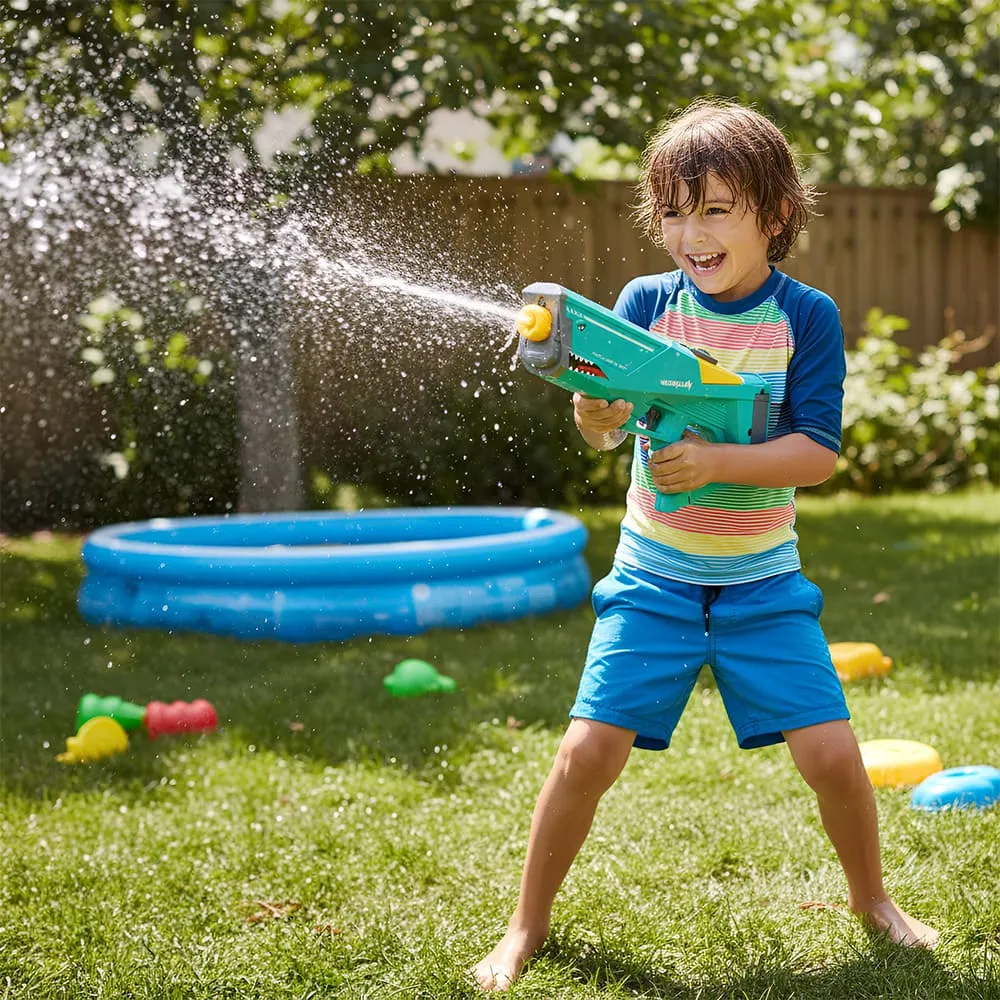 angry shark water gun
