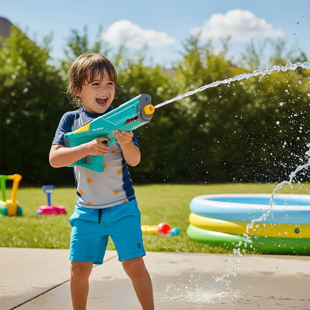 angry shark water gun