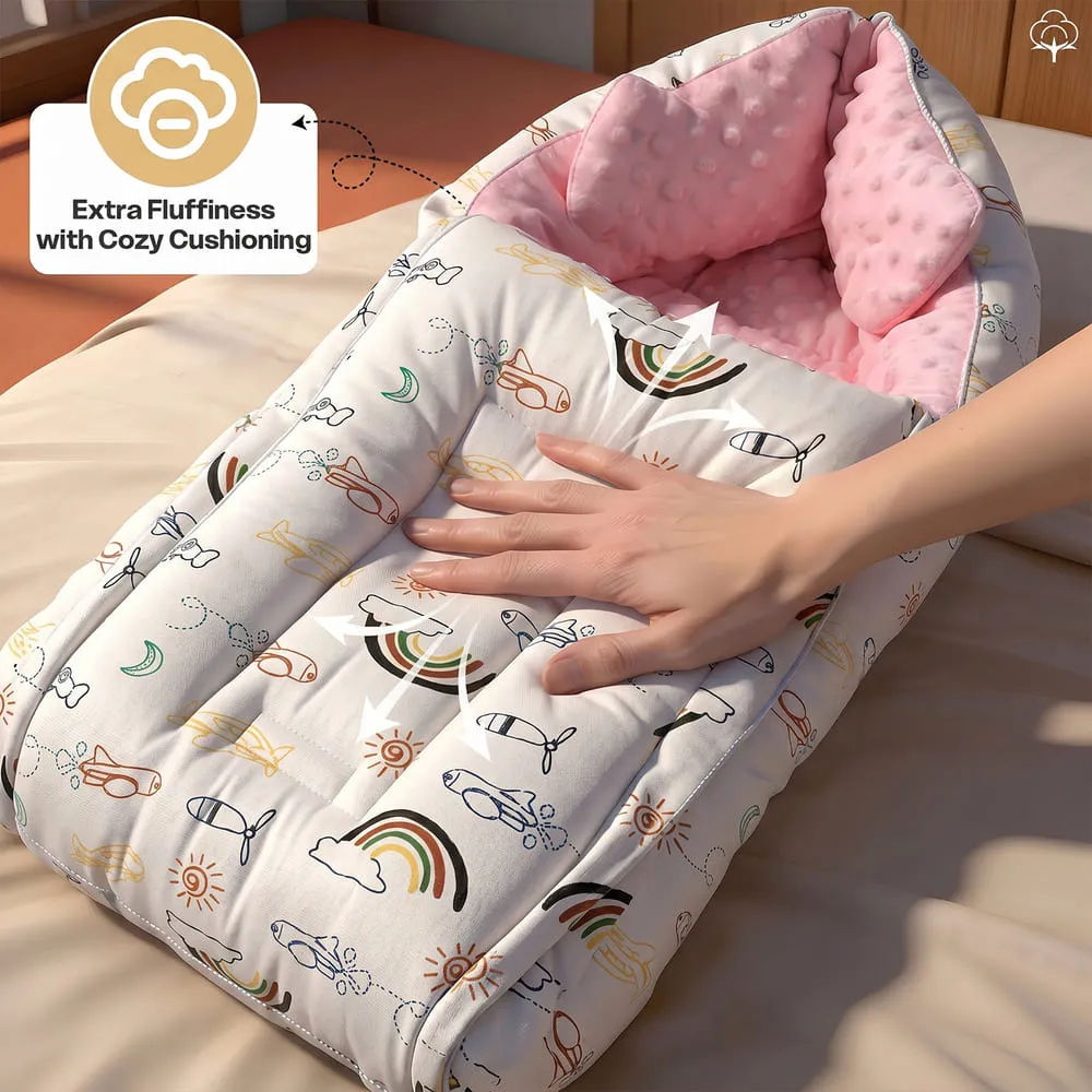 breathable fabric pink Color Luxe Sleeping Bag
