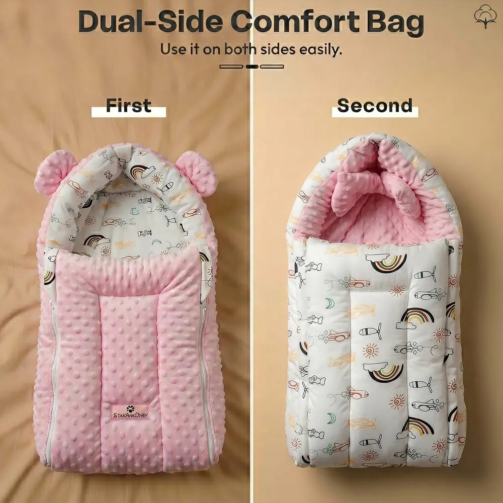 dual side usage pink Color Luxe Sleeping Bag