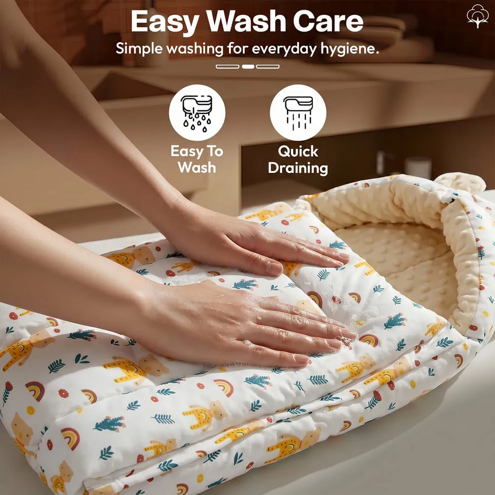 easy wash Yellow Color Luxe Sleeping Bag