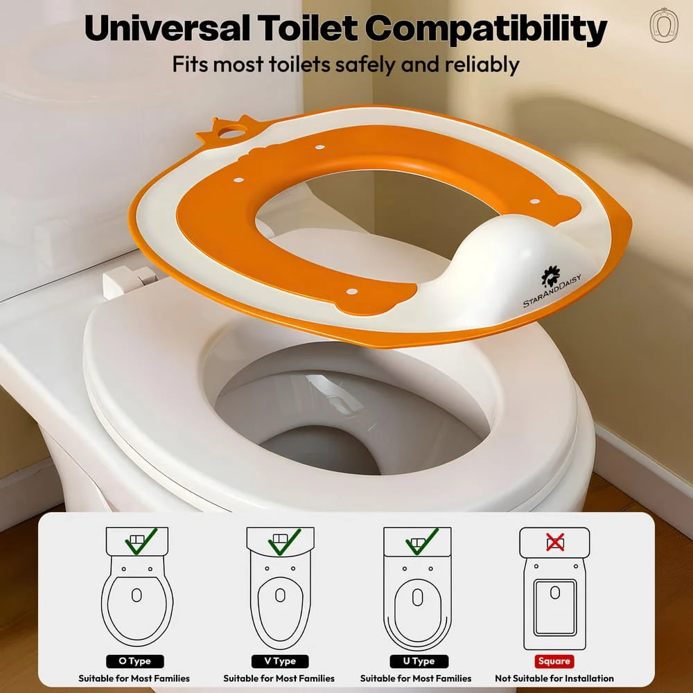 little star potty seat orange