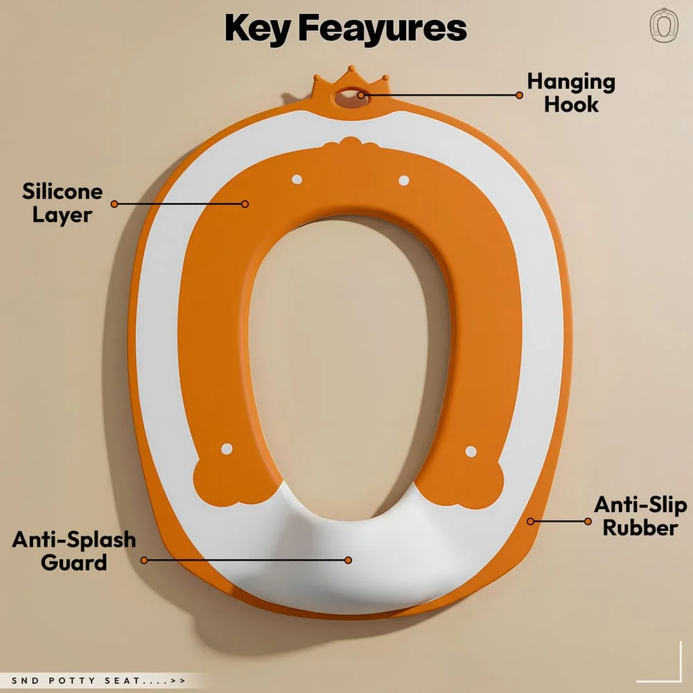 little star potty seat orange